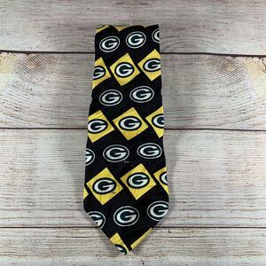 RM Sport Ralph Marlin Green Bay Packers Mens Necktie Tie Football 56in